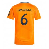 Camisa de Futebol Real Madrid Eduardo Camavinga #6 Equipamento Secundário 2024-25 Manga Curta